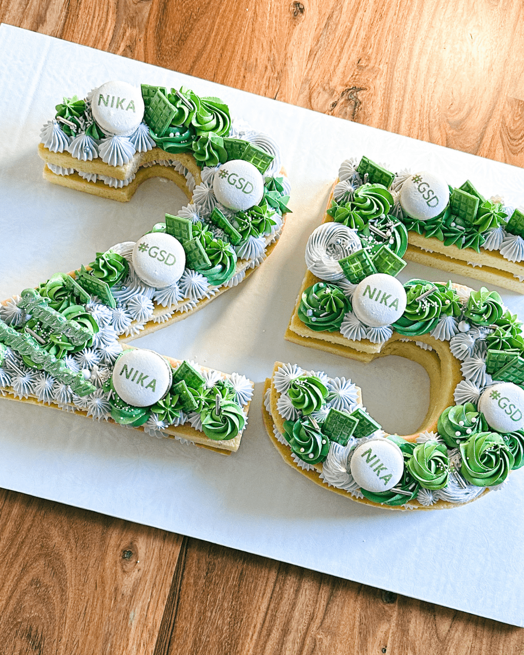 Behind a Custom Cake